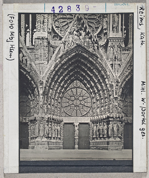 Vorschaubild Reims: Kathedrale, mittleres Westportal 